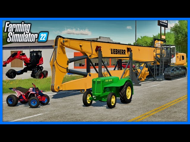 New Mods FS22 - John Deere AOS, Phiber Dash, Liebherr R960, & USA Quad! (45 Mods)