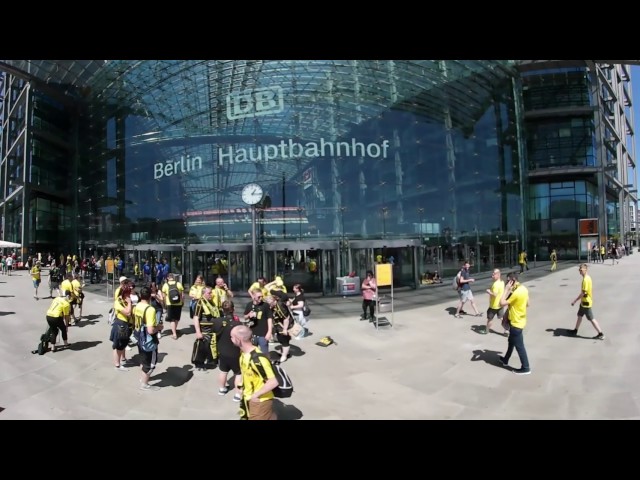 360 grad Berlin Hauptbahnhof DFB Pokal