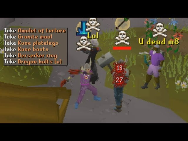 Anti-PKing Rushers for BIG Loot