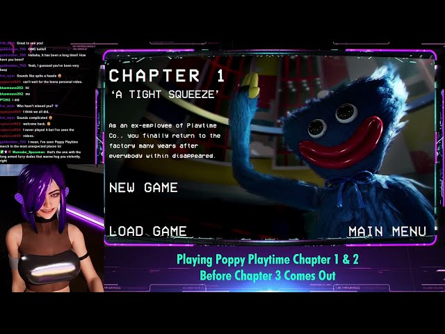 Playing Poppy Playtime Chapter 1 & 2! | Chloe Octo VODS