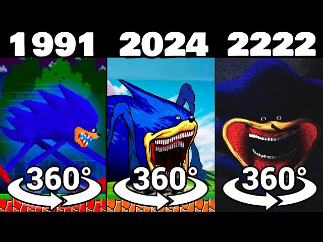 360º VR Shin The Sonic Tapes EVOLUTION 1995 vs 2024 vs 2222