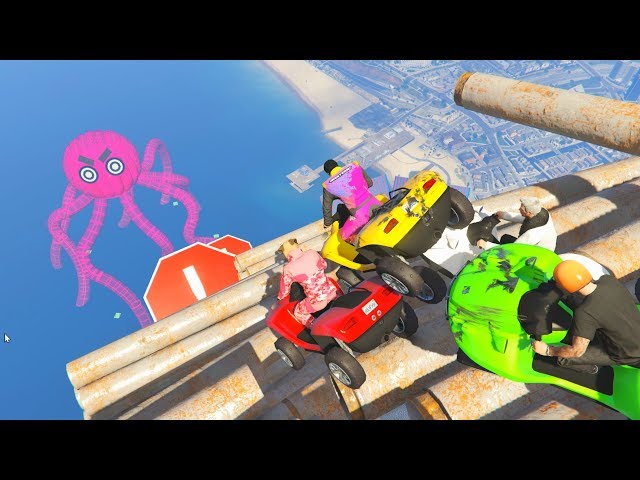 DOWNHILL CHAOS! - GTA 5 Funny Moments #748