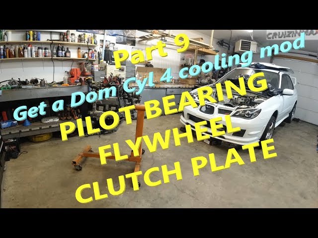 Subaru STI EJ25 build part 9 cooling mod, flywheel, clutch