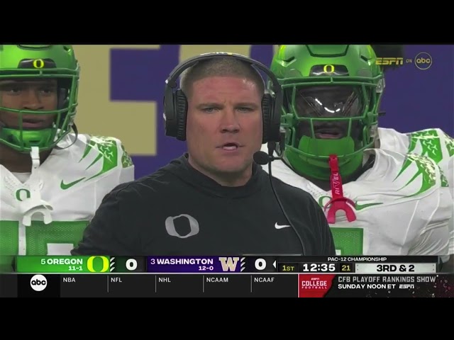 Football: Pac12 Championship - UW vs Oregon, 12/01/23