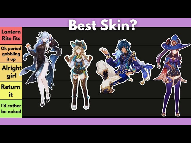 Ranking EVERY Genshin Impact Skin Based on LORE