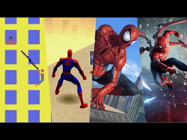 Evolution of Spiderman Games Explained 1982-2024