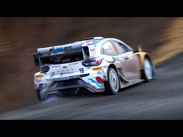 WRC 2024: Rallye Monte-Carlo - Best of Rally1 Cars: Top Speed Fly Bys, Fast Sections & Max Attack!