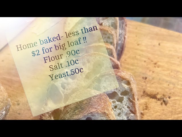 Cheap and easy homemade bread!