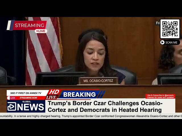 BREAKING: Trump’s Border Czar BLASTS Ocasio-Cortez and Democrats in Heated Hearing