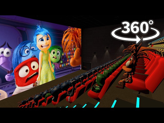 Inside Out emitions Watching a Movie! 360° VR