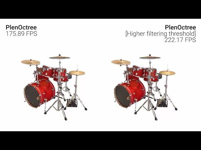 PlenOctrees - ICCV Oral Video