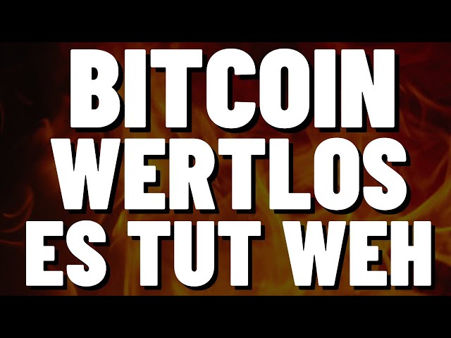 DIESE BITCOIN PROGNOSE TUT WEH! 😨 BITCOIN DOCH WERTLOS? - DIESER BANKER HAT EINE KLARE MEINUNG!