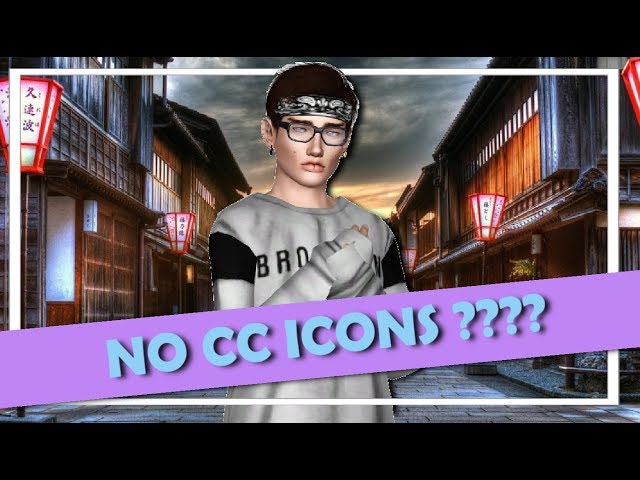 NO CC ICONS????? - SIMS 3 MOD OVERVIEW