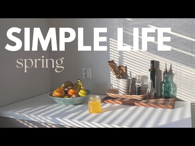 Simple life | Getting rid of TV, Cooking simple plant-based meal 🌱