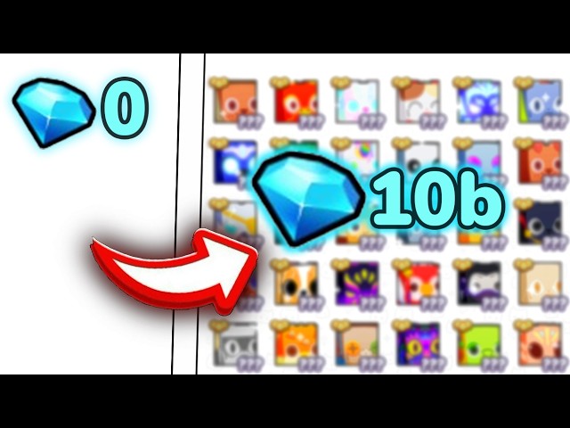 Spending 💎10 Billion Diamonds Buying Huges in Pet Simulator 99!