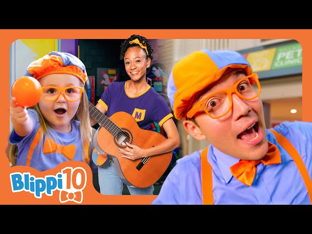 Blippi Buddies: Fun Adventures with Friends! - Blippi Top 10 | Educational Videos for Kids