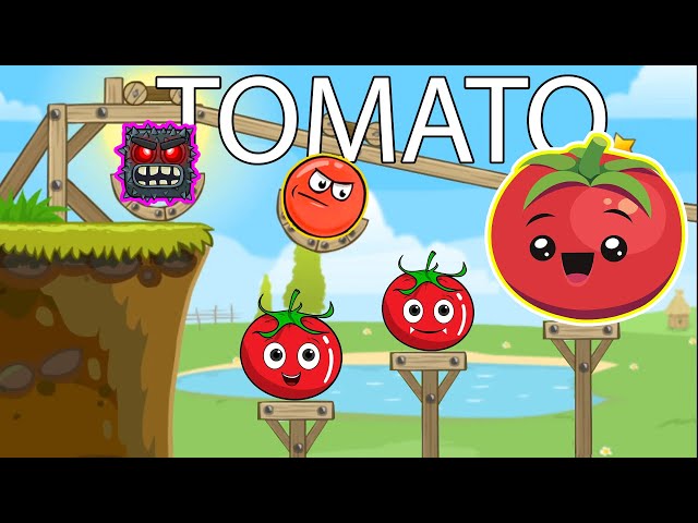 Tomato vs Red Ball 4 vs Tomato Boss on HIlls