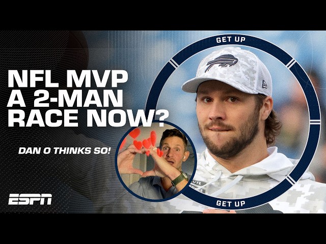 NFL MVP RACE HEATING UP 🔥 Josh Allen or Lamar Jackson? 👀 'I'M SHOCKED' - Dan Orlovsky | Get Up