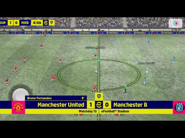 eFootball 2025 | Premier League-Manchester United VS Manchester City 2024/25|Match-Day.13[Big Match]