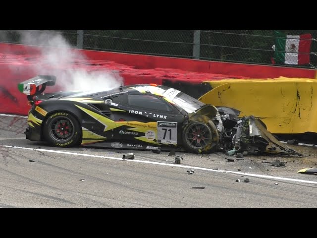 24H Spa 2021 - HUGE CRASH, SPINS + PURE RACING