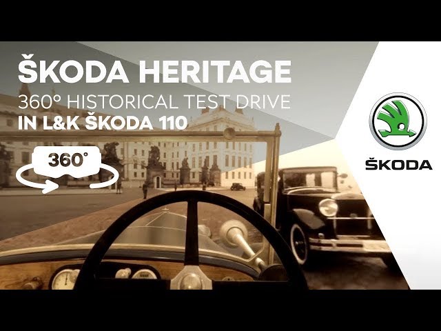 ŠKODA HERITAGE: 360° Historical Test Drive in L&K ŠKODA 110