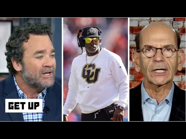 GET UP | Should Deion Sanders be Cowboys next head coach? - Jeff Saturday & Paul Finebaum discuss