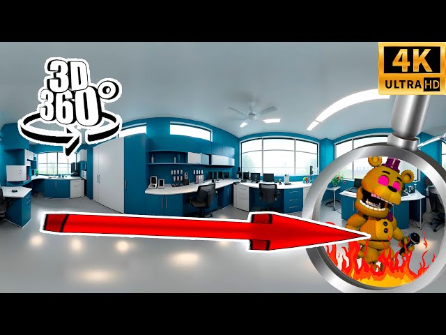 FnF Bear Friday Night Funkin Find HIdden Dancing VR 360 4K 360 Degree #360