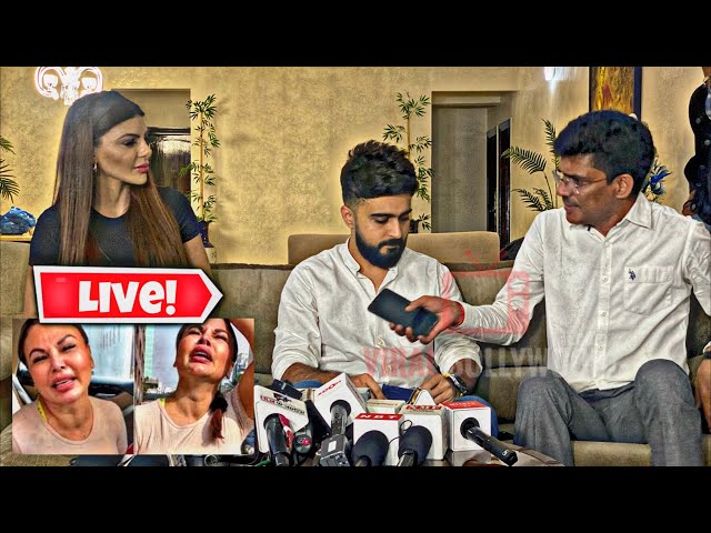 LIVE : Adil Khan Durrani with Lawyer, Sherlyn Chopra SLAM Rakhi Sawant | Press Conference