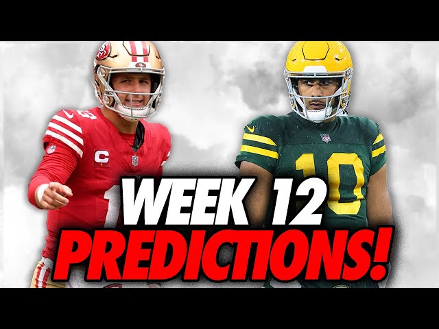 NFL Week 12 Predictions for EVERY GAME!! | NFL Week 12 Preview