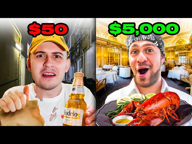 The Boys $50 VS $5000 Mukbang