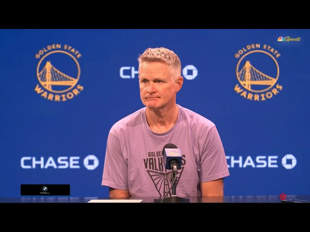 Post-Game Interview | Steve Kerr speaks to the media after the Warriors beat the Hawks 120-97