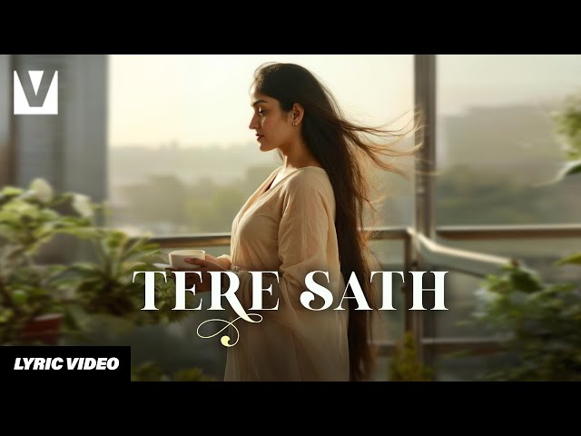 Tere Sath (Lyric Video) Krsna Solo X Prabhjee Kaur - Hindi New Love Song - Romantic Song - Voxxora