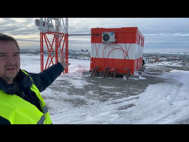 Runway equipment at Nuuk airport