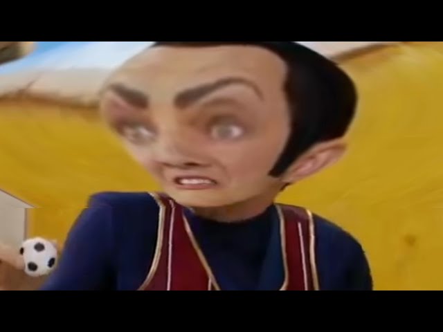 I edited a Lazy Town episode....