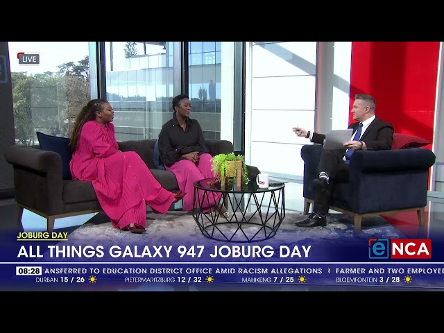 Anele Mdoda talks on Galaxy 947 Joburg Day