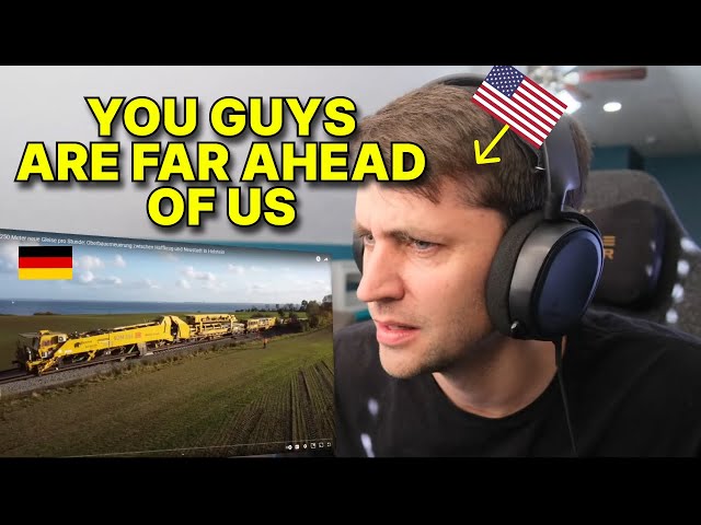 American reacts to Advanced German Railroad Machinery