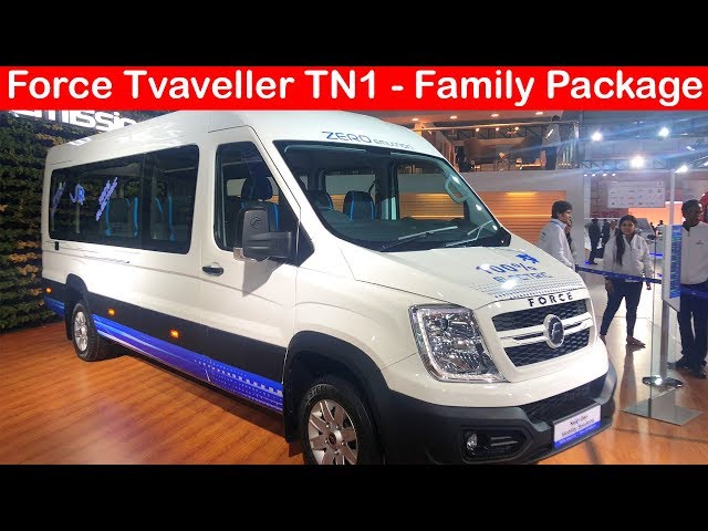 2020 Force Motors Traveller T1N Electric van 18+D Seater l Walkaround Review l Aayush ssm