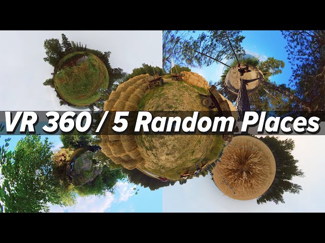 5 Random Places in 360 | Meditative Virtual Travel to the Urals | VR Ambisonics