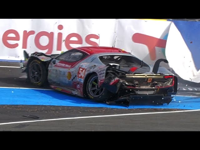 24H Le Mans 2024 - BIG CRASH, SPINS, MISTAKES + PURE SOUND