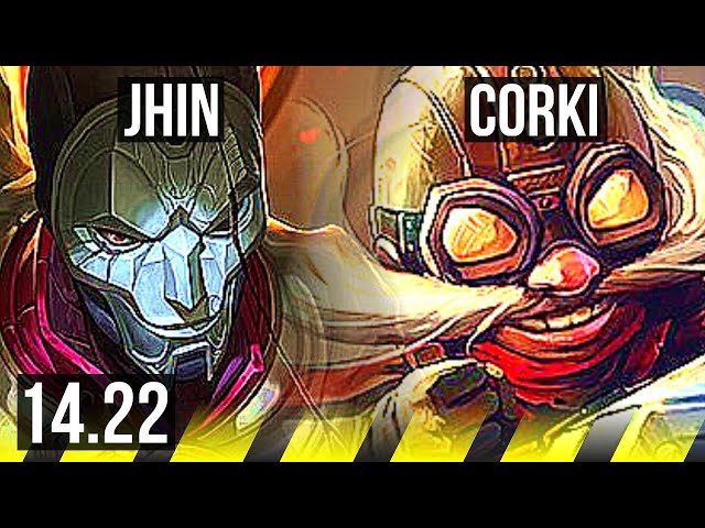 JHIN & Lux vs CORKI & Nautilus (ADC) | 5/1/3 | KR Master | 14.22