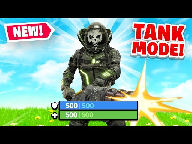 *NEW* TANK MODE in Fortnite Battle Royale