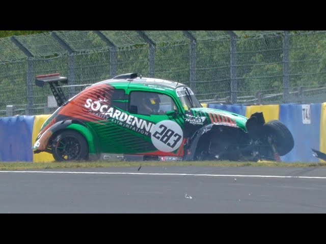 24H Le Mans 2024 - VW Fun Cup / Lamborghini Super Trofeo - CRASHES, SPINS + ACTION