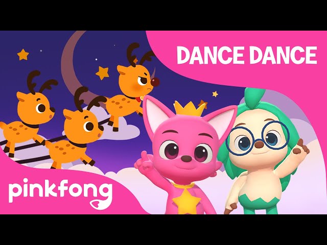 Santa's Reindeer | Christmas Carol | Dance Dance | Pinkfong Songs for Children