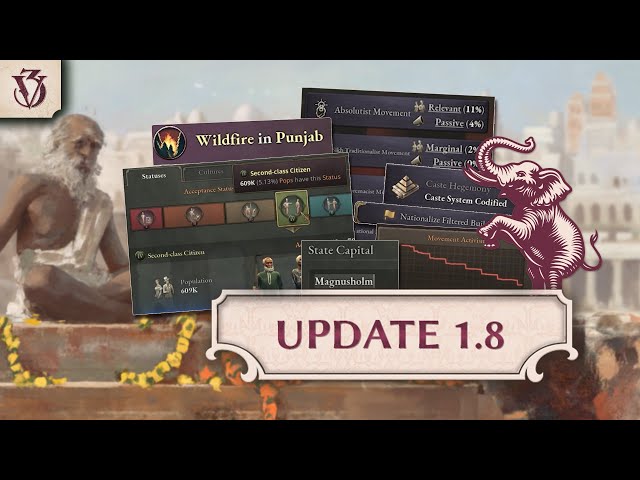 Update 1.8 | Victoria 3