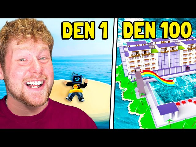 STRÁVIL JSEM 100 DNÍ STAVĚNÍM 5 HVĚZDIČKOVÉHO HOTELU!🤩😱 **šílené**