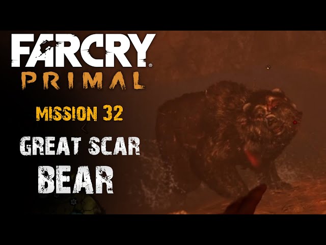 Far Cry Primal - Great Scar Bear Beast Master Hunt  || [1080p60Fps] Part 32 In 2024 ||