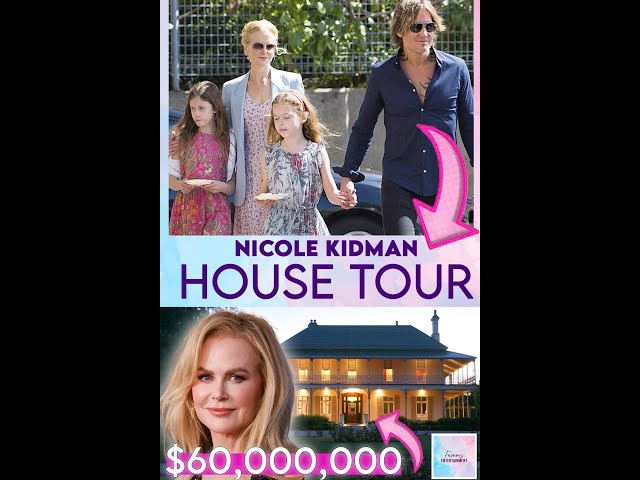 Nicole Kidman & Keith Urban | House Tour 2024 | $282 Million Real Estate Across The Globe #Shorts