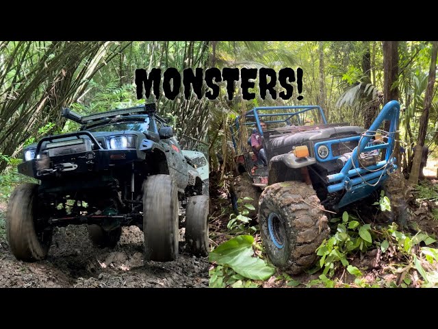 V8 Landcruisers & 2JZ Hilux Mayhem: Conquering Uncharted Off-Road Terrain in Trinidad & Tobago!