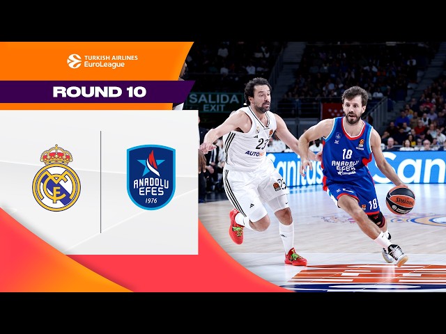 Iron DEFENSE in Madrid | Real Madrid – Efes | BASKETBALL HIGHLIGHTS R10 2024-25