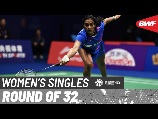 LI-NING China Masters 2024 | Pusarla V. Sindhu (IND) vs. Busanan Ongbamrungphan (THA) | R32